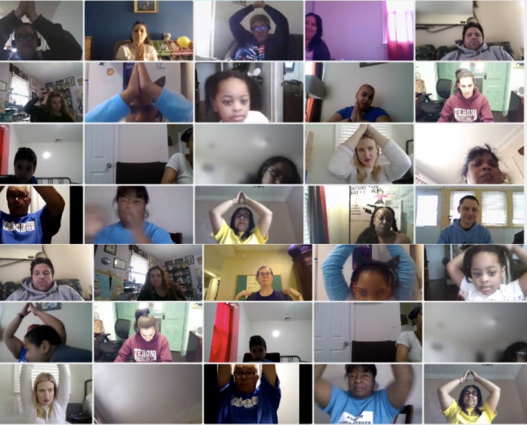Yoga during pandemic virtual classes